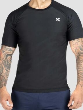 Kewlioo Men's Heat Trapping T-Shirt in color Black size 4XL.  New In Package